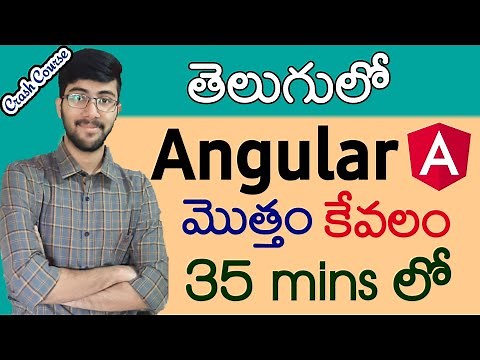 Angular full course in telugu in 35 minutes | Complete Angular.js course | Vamsi Bhavani