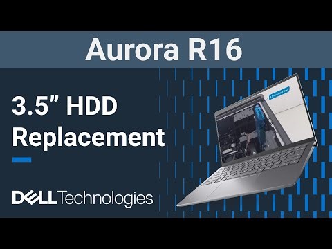Alienware Aurora R16 | How to replace the hard disk drive (HDD)