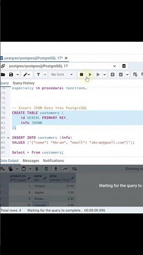 PostgreSQL JSON Insert Tutorial With Examples