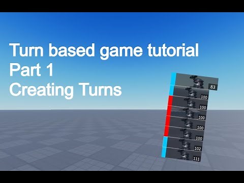 Roblox Turn Based Game Tutorial #1 | Creating Turns (Star Rail's System)