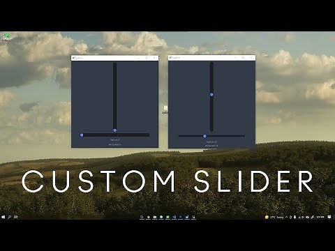 TUTORIAL - Custom Slider (Without QPainter, Only Stylesheet) - MODERN GUI - PySide Or PyQt