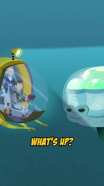 Meet the alien-like fish with a see-through head! #wildkratts #fish #alien #barreleye #krattbrothers #nature | Wild Kratts