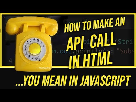 How To Make an API Call In HTML (Make simple HTTP/HTTPs request in JS tutorial)