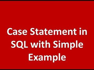 Case Statement in SQL server