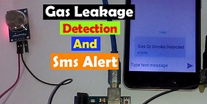 Arduino Gas leakage detection and SMS alert MQ-2 sensor