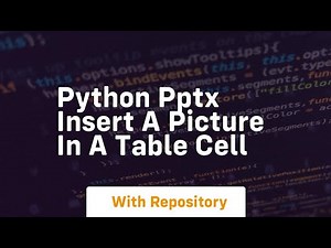 Python pptx insert a picture in a table cell