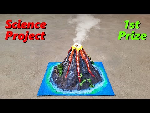 Volcano working model 🌋 | Best and easy science project 2026 | Genius Theory