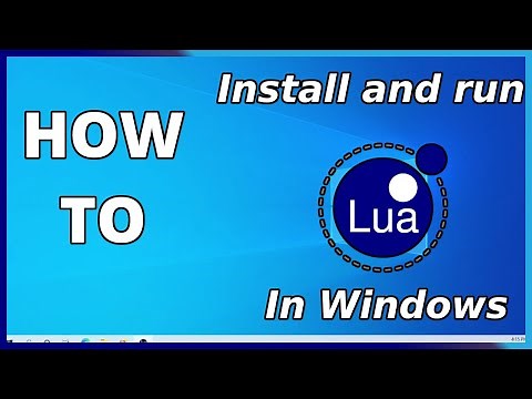 How to install and run Lua in Windows