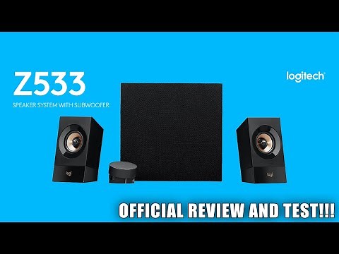 LOGITECH Z533 SPEAKER SYSTEM W/ SUBWOOFER (OFFICIAL REVIEW AND TESTING!!!)