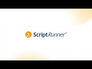 ScriptRunner - Your #1 for PowerShell Automation