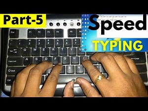 Speed Typing Tutorial in Telugu #05| Increase Typing Speed | Learn Computer Telugu Channel
