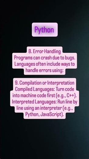 "Error Handling & Code Execution 🛠️ | Compiled vs Interpreted Languages Explained"