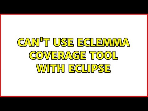 Can't use Eclemma coverage tool with eclipse