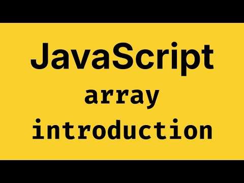 Arrays in JavaScript 🚀 - JavaScript Course 2026