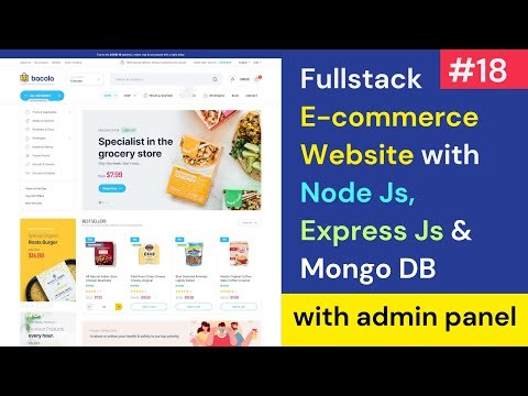 #18 Full Stack E-Commerce Website Using React JS, MongoDB, Express Js, Node Js , Material UI 2024 🔥