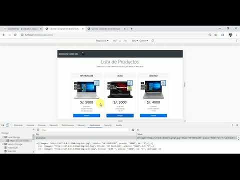 Shopping Cart with JavaScript, HTML and LocalStorage (part 2)