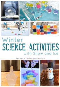 Easy Winter Science Activities with Ice and Snow for Kids - The Educators' Spin On It