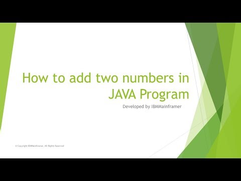 Java Example 1 - Java program to add two numbers with explanation