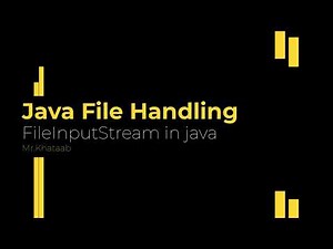FileInputStream reading single byte part 5