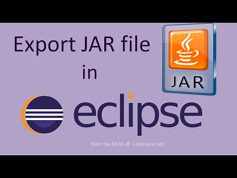 How to Export JAR file in Eclipse