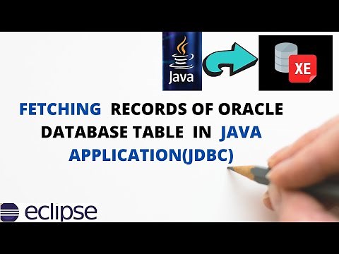 Fetching data of Oracle database table in java application | Reading records of database using JDBC.