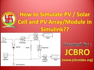 How to Simulate PV Cell and PV array in Matlab Simulink??