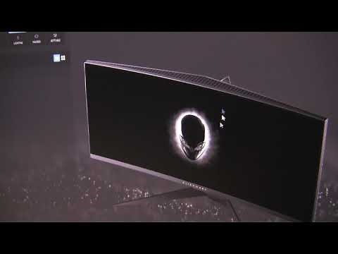 Alieware Control Center AW3418DW light control setup