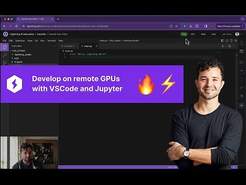 Let's code on cloud GPUs with VSCode and Jupyter notebooks