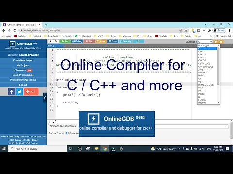 How to use Online C Compiler | online compiler for programming