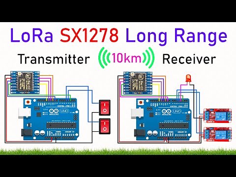 How to Use SX1278 LoRa 433MHz Module (RA-02) to Control a Relay with Transmitter & Receiver