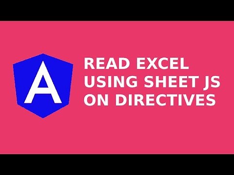 Angular - Read Excel using Sheet JS on Directives
