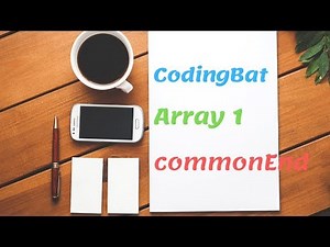 04 Codingbat Array 1 commonEnd Java coding practice UiBrains by Naveen Saggam