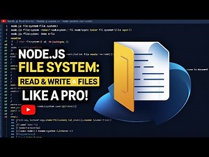 Master Node js File System fs Module – Read, Write & Manage Files Like a Pro!