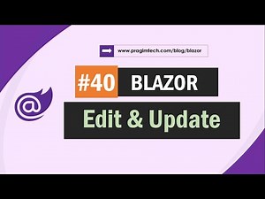 Edit and Update in Blazor