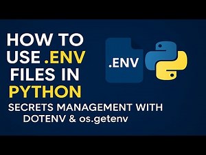 How to Use .env Files in Python | Secrets Management with dotenv & os.getenv | Huzaifa Zahoor