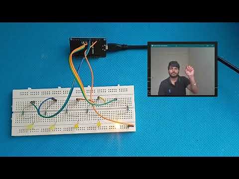 How to build Hand Gesture Recognition using ESP32 and Python | Step by Step Tutorial