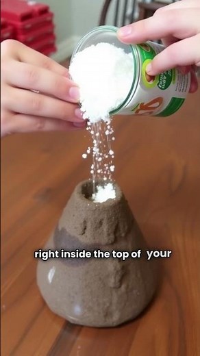 DIY Volcano Experiment – You Won’t Believe the Explosion#DIYVolcano #volcanoexperiment #sciencehack