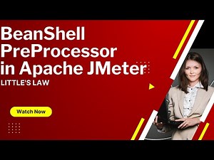 How to use Beanshell Preprocessor in JMeter