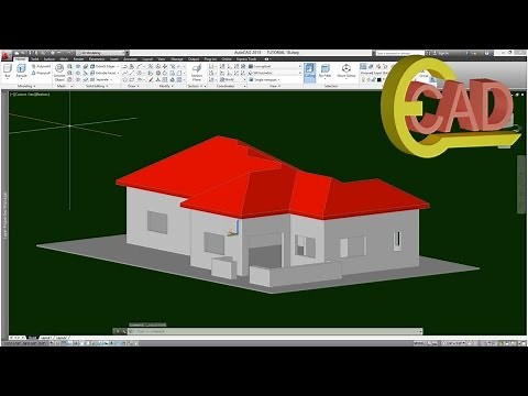 3D HOUSE MODELING IN AutoCAD
