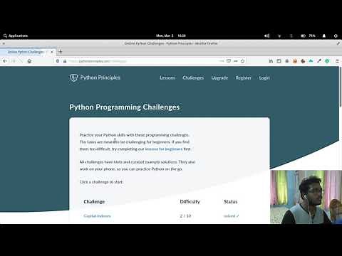 Python Principles Challenge Solving : PART 1
