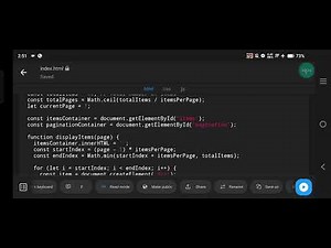 Simple Pagination Using HTML, CSS, and JavaScript - Full Tutorial