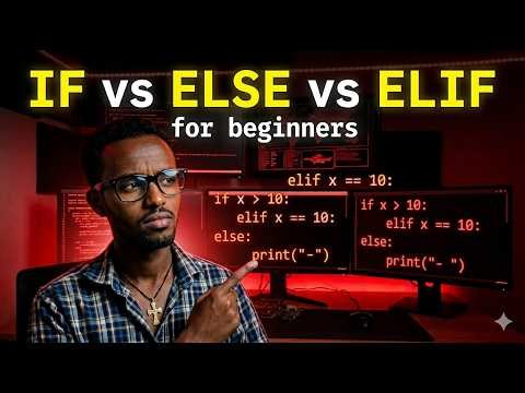 Python Conditional Statements – Easy Tutorial-ለጀማሪዎች በአማርኛ #part5 #AbugidaTechTube #programming