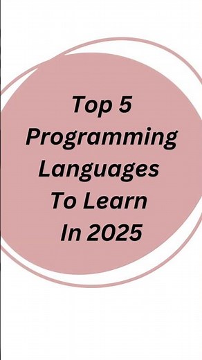 Top 5 Most Powerful Programming Languages in 2025 💻