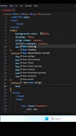 How To Create Button Using HTML|CSS