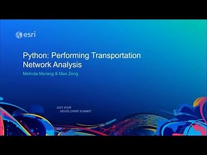 Python: Performing Transportation Network Analysis