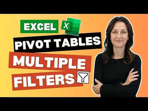 How To Have MULTIPLE FILTERS Per Field In A PIVOT TABLE - Excel Tutorial