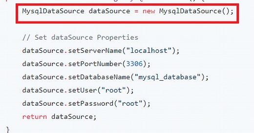 Java JDBC DataSource Connection MySQL Example