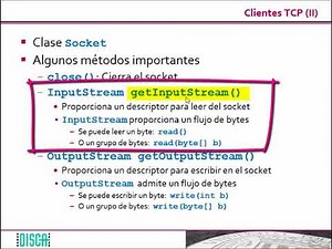 TCP Client Programming in Java | 15/40 | UPV