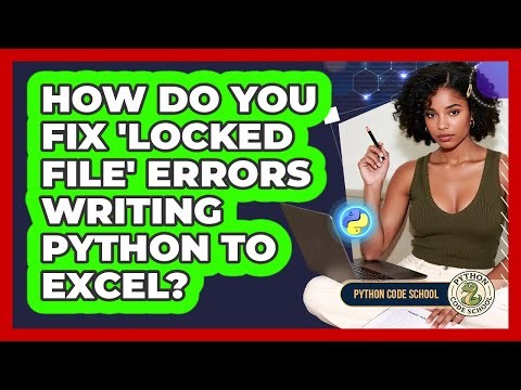 How Do You Fix 'locked File' Errors Writing Python To Excel? - Python Code School