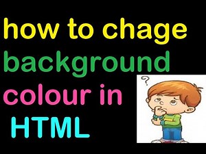 How to change the background colour in html //How to change background colour of a webpage in HTML